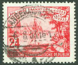 DDR – M  360 Frankfurt an der Oder 700 år, 24 Pf stpl