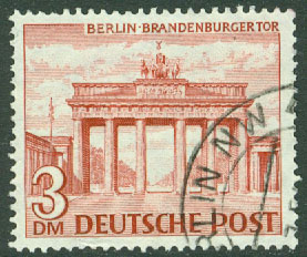 Berlin – M   59 Brandenburger Tor, 3 DM stpl