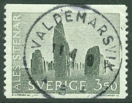 F  579. Ales stenar. Nära prakt VALDEMARSVIK 11.4.?9  (E/Ög)