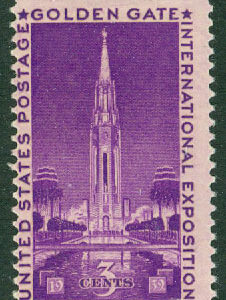 USA – M  447 Int. Golden-Gate-utställningen i San Fransisco, 1 kpl **