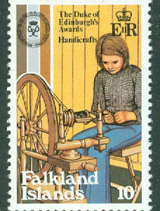 Falkland Islands – M  329 Hertigen av Edinburghs ungdomsfrämjande pris, 10 P **