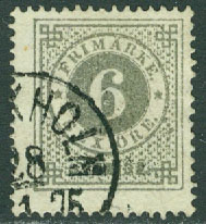 F   20g Ringtyp 6 öre t. 14 stpl