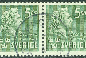 F  324BC Bellman, 3 + 4 sid par stpl. Gott ex.