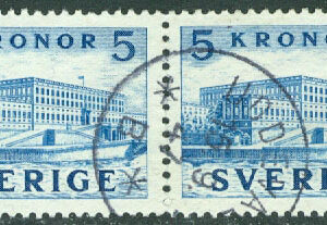 F  332BC Stockholms slott II, Fint ex. stpl UDDEVALLA 15.9.47  (O/Bo)