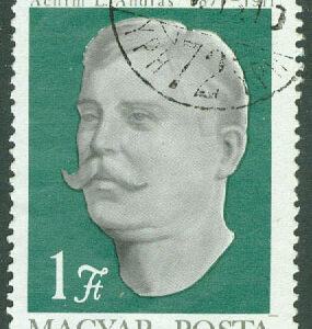 Ungern – M 2662A András L. Áchim (1871-1911), politiker, 1 kpl stpl