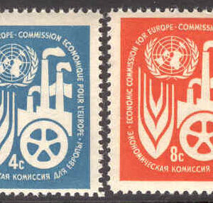 FN New York – M   78-79 Ekonomisk kommission för Europa ECE, 2 kpl **