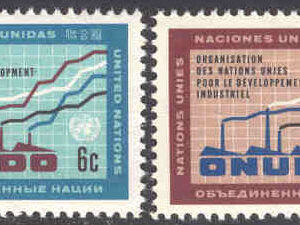 FN New York – M  200-201 FN´s organisation för industriell utveckling, UNIDO, 2 kpl **