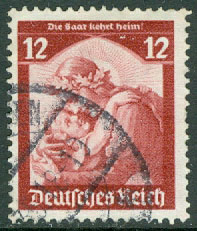 Deutsches Reich – M  567 Saaromröstningen 1935, 12 Pf stpl