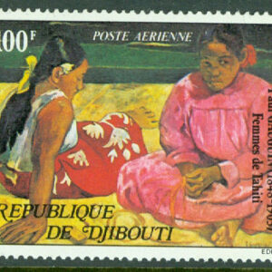 Djibouti – M  227 Kvinnor på Tahiti, målning av P. Gauguin (1848-1903), 100 F **