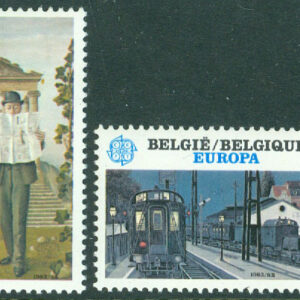 Belgien – M 2144-2145 Europa CEPT 1983. Mänskliga storverk. 2 kpl **