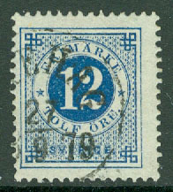 F   32 Ringtyp tandn. 13, 12 öre stpl