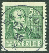 F  318A P H Ling 5 öre. Prakt SKULTUNA 23.11.39  (U/Väs)