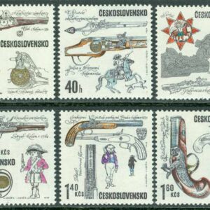 Tjeckoslovakien – M 1854-1859 Historiska handeldvapen, 6 kpl **