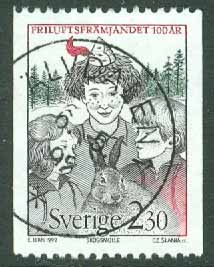 F 1721 Friluftsfrämjandet 100 år. ÄLVDALEN 6.5.92  (W/D)