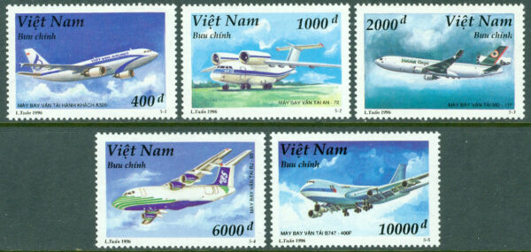 Vietnam - M 2791-2796 Fraktflygplan, 5 kpl **