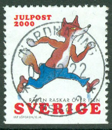 F 2222 Julpost 2000. Prakt NORDMALING 00.12.22  (AC/Å)