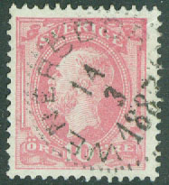 F   45 WENERSBORG 14.3 1887  (P/Vg)