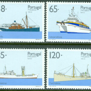 Madeira – M  158-161 Fartyg från Madeira, 4 kpl **