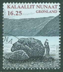 Grönland – F  499a Grönlandsexpeditioner VI, 16,25 kr stpl