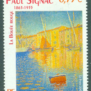 Frankrike – M 3726 ”Den röda bojen”, målning av Paul Signac (1863-1935), 1 kpl **
