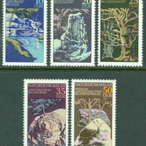 DDR – M 2203-2207 Naturmonument, 5 kpl **