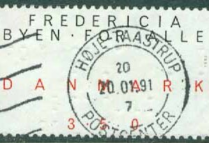 Danmark – F 1016 ”Staden för alla” i Fredericia, 1 kpl stpl