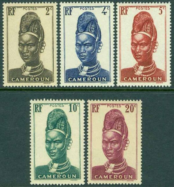 Kamerun - M  126, 128-130, 132 Lamidokvinna, 5 ol **