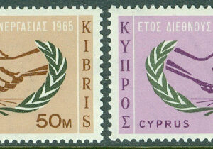 Cypern – M  256-257 Internationella samarbetsåret, 2 kpl **