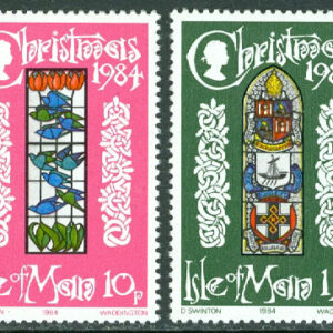 Isle of Man – M  268-269 Jul 1984. Glasfönster 2 kpl **