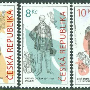 Tjeckien – M  396-398 Rollfigurer från tjeckiska operor, 3 kpl **