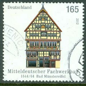 Tyskland – M 2931 Centraltyskt korsvirkeshus i Bad Münstereifel, 1 kpl stpl