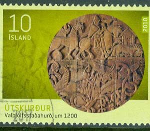 Island – F 1285 Isländskt hantverk II, 10 kr stpl