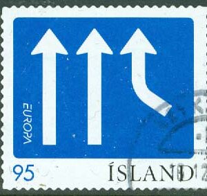 Island – F 1167b Europa – integration, 95 kr stpl