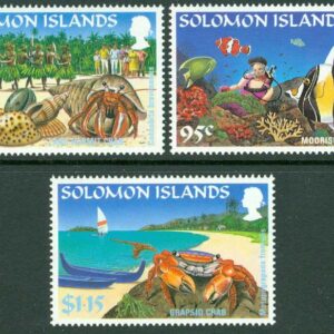Solomon Islands – M  876, 878-879 Turistår i södra Stilla havet, 3 ol **