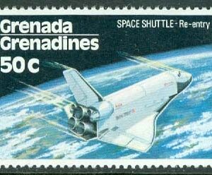 Grenada Grenadines – M  257 Rymdfärja återinträder i jordatmosfären, 50 C **