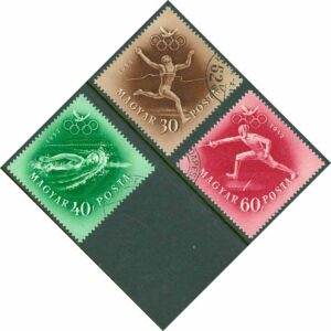 Ungern – M 1247-1249 OS i Helsingfors 1952, 3 ol stpl