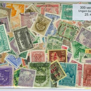 300 olika Ungern, frimärken till och med 1945