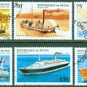 Benin – M  631-636 Fartyg bl.a.Mountbatten SR-N4, 6 kpl stpl