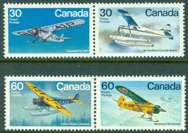 Kanada - M  849 Flygplan, 2 par kpl **
