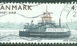 Danmark – F 1315 Öfärjor. ”Ourø” (Orø), 4.00 kr stpl