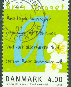 Danmark – F 1294 Använd språket, 4.00 kr stpl