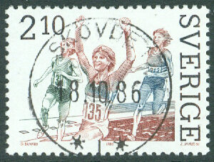 F 1420 Friidrott. Prakt SKÖVDE 18.10.86  (R/Vg)