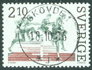 F 1423 Friidrott. Prakt SKÖVDE 18.10.86  (R/Vg)