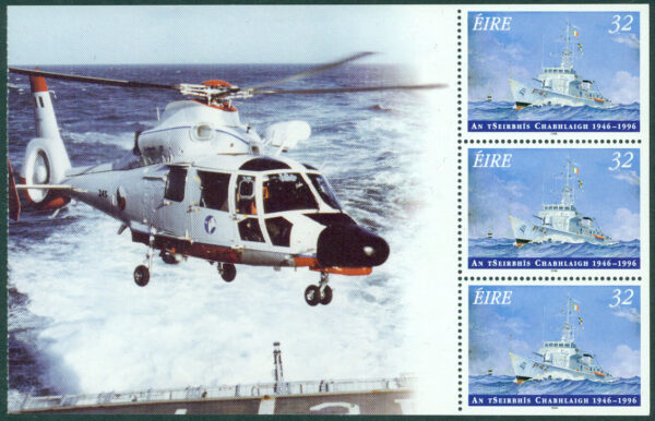 Irland - M  955 HBL 64 Kustförsvarsbåt "Ciara", häftesblock **