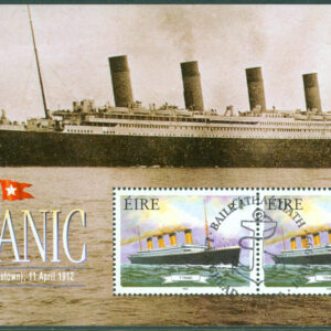 Irland – M BL  31 Passagerarfartyget ”Titanic”, block stpl