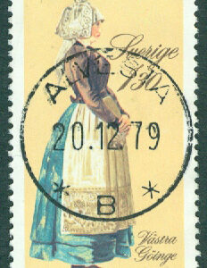 F 1108 Folkdräkter. Prakt ALVESTA 20.12.79  (G/Sm)