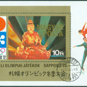 Ungern – M BL  86A OS i Sapporo 1972, block stpl