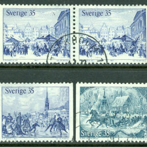 F  745-749 Gammaldags jul, kpl i 5 par stpl