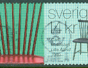 F 3023 Sitt skönt, 14 kr stpl
