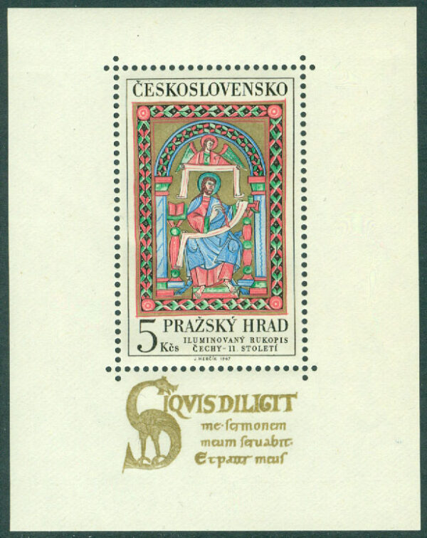 Tjeckoslovakien - M BL  27 Pragborgen, block **